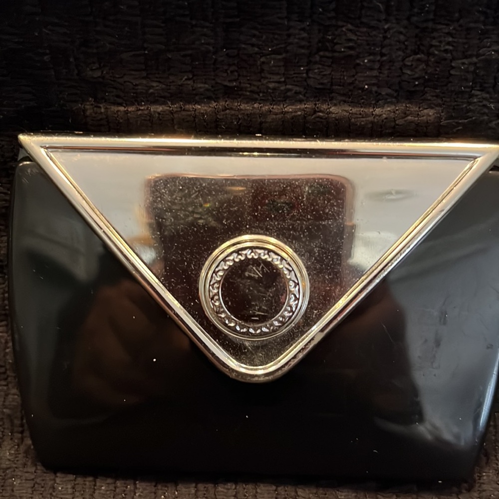 Makeup Mirror Compact With Rhinestone Accents - image 6